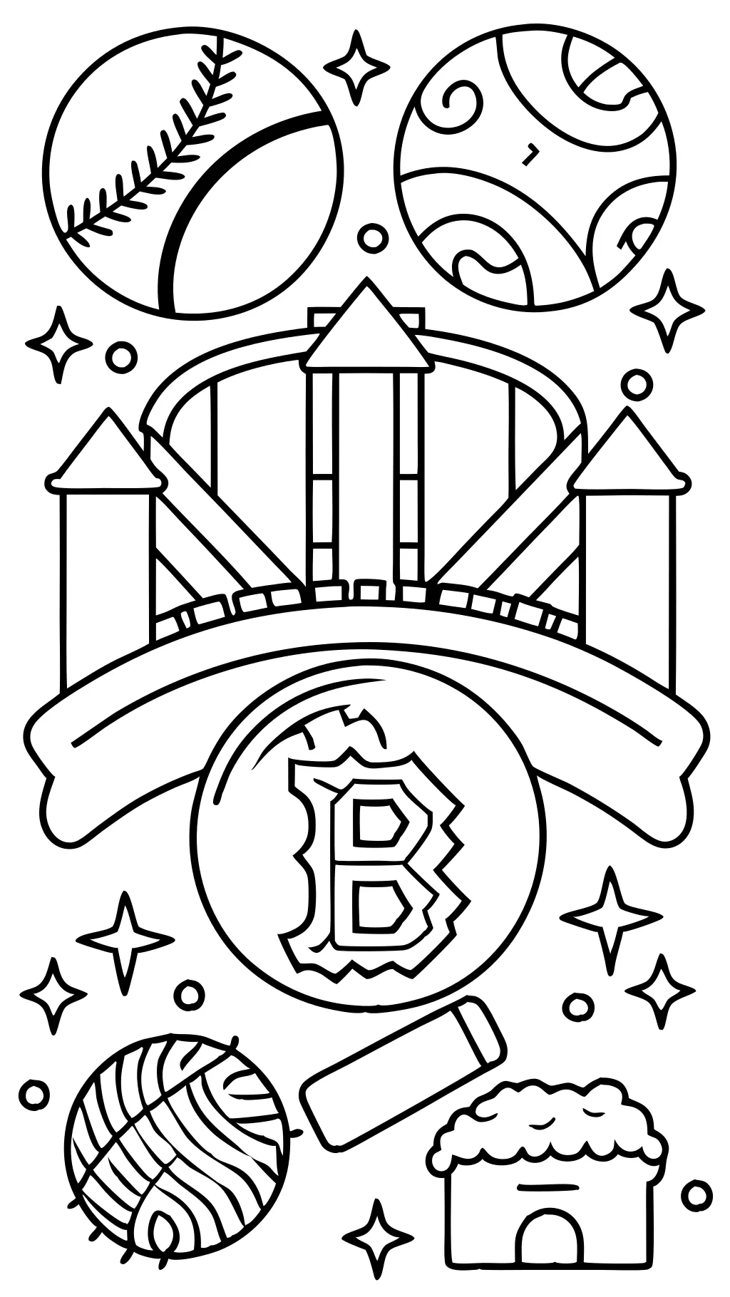 red sox coloring pages